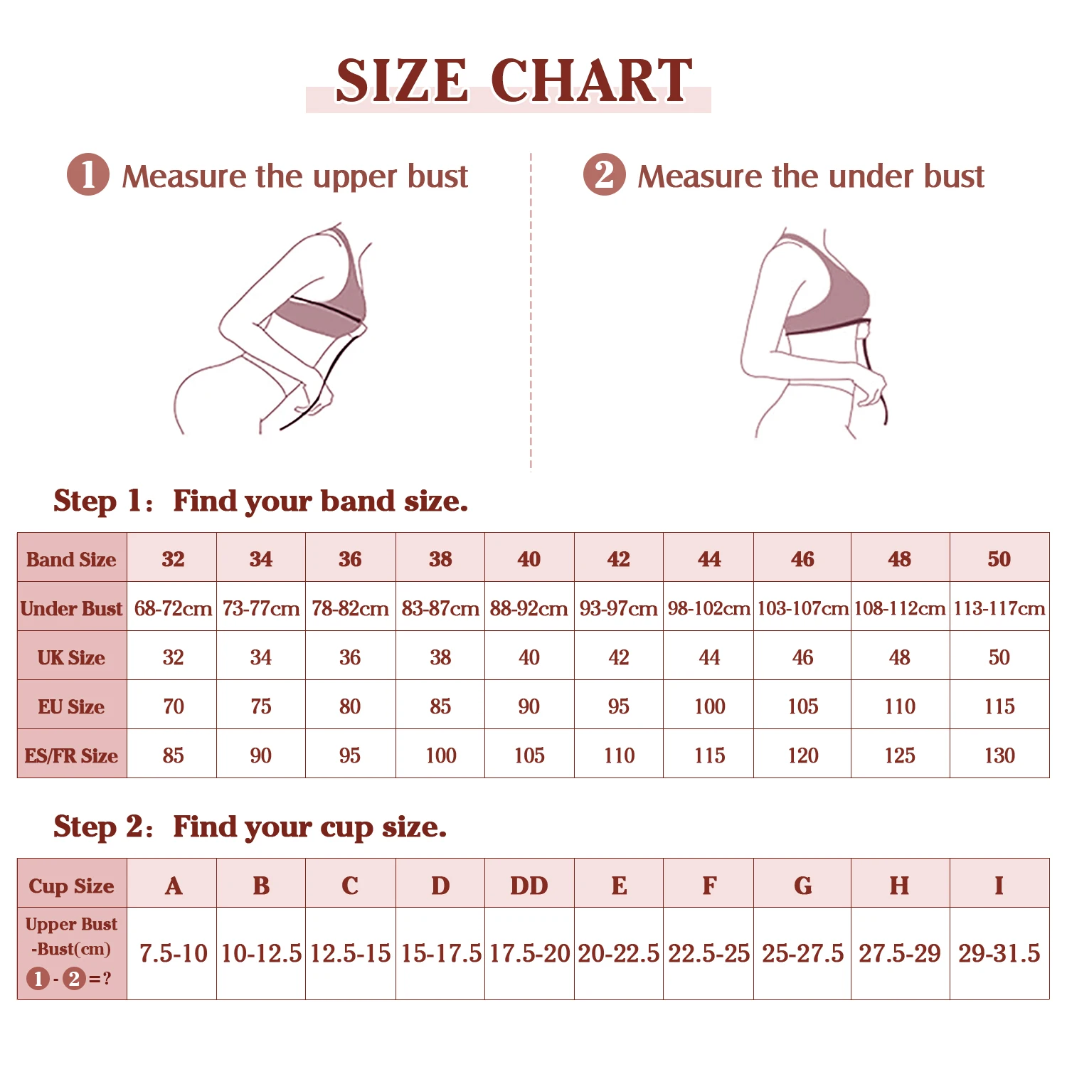 ผ้าฝ้ายผู้หญิง Minimizer Bra Plus ขนาด Underwire Non Padded Unlined สนับสนุนลูกไม้ Bras D DD E F