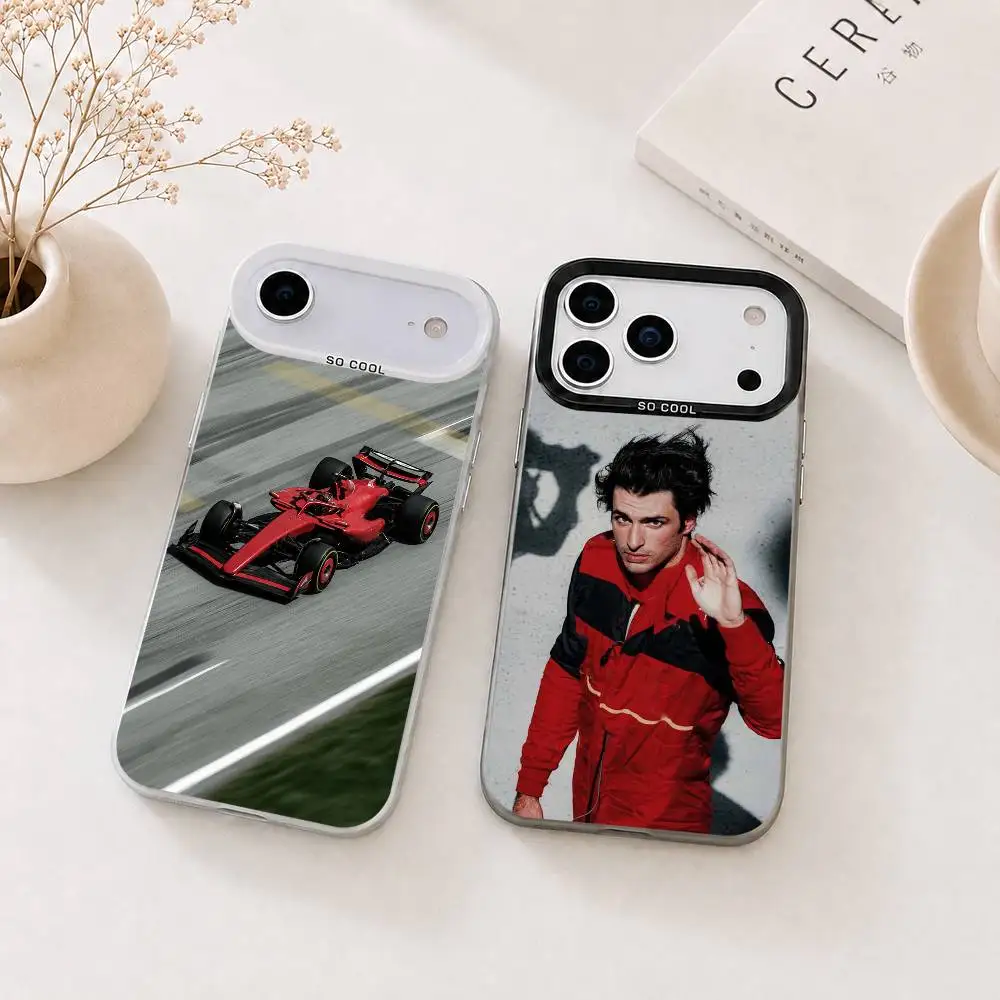 

Top racer Carlos Sainz Phone Case For iPhone 17,16,15,14,13,12,11 Plus,Pro Max,XS,Colorful Silver Phone case Funda Cover