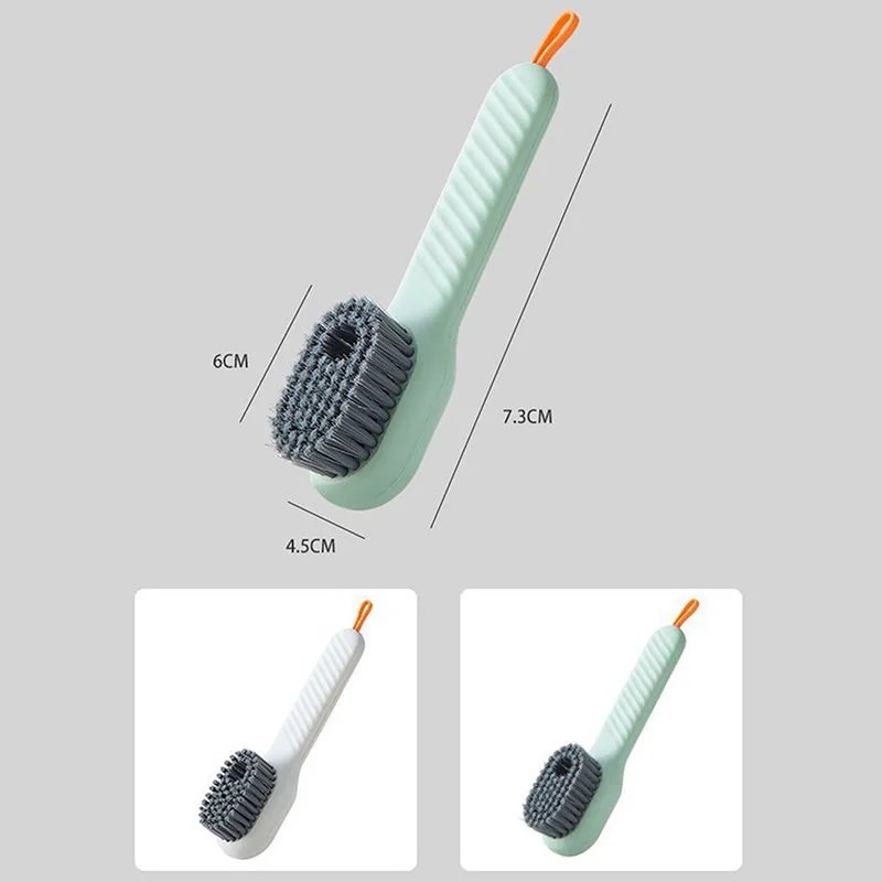 Multifunction Automatic Soap Liquid Adding Shoe Brush Soft-bristled Clothes Brush Clothing Board Brush Soap Dispenser Brush