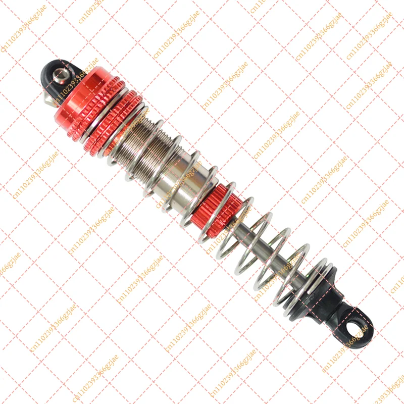 FY XB-6Pcs Front Rear Shock Absorber Fit For XLH 9115 S911 9116 S916 9125 1/10 1/12 RC Car Upgrade Accessories,Red