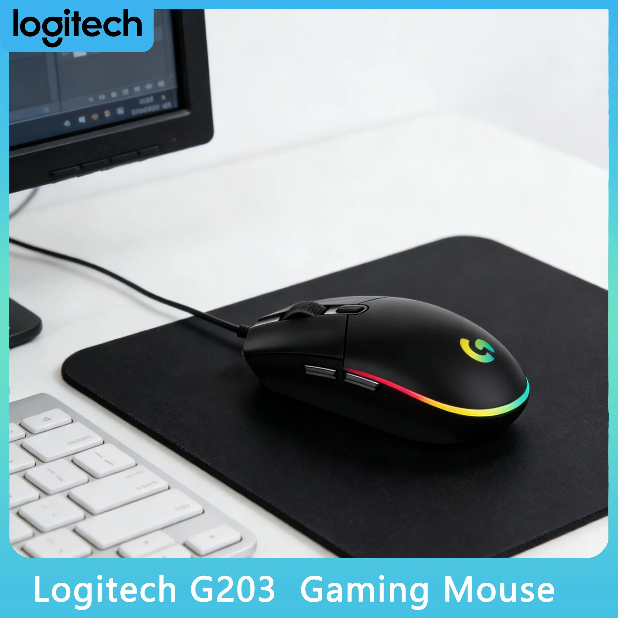 

Игровая мышь Logitech G203 с 6 кнопками для многокнопочного управления