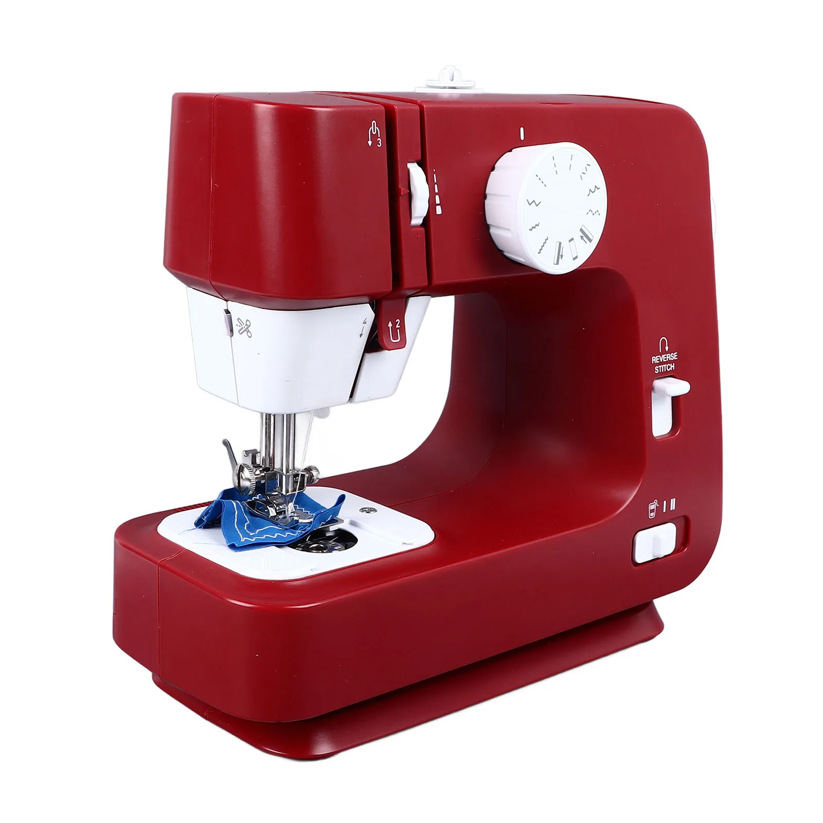 ماكينة خياطة للمبتدئين 12 أنماط غرزة مسبقة الصنع ماكينة خياطة سهلة للأطفال مع ملحقات ماكينة خياطة منزلية