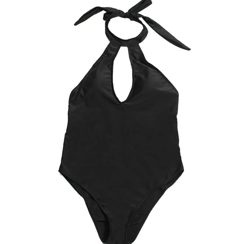 Women\'s Bathing Suits Sexy Monokini One Piece Swimsuit Ladies Bodysuit Fashion Women Swimwear Solid Beach New Swimsuits Bodysuit