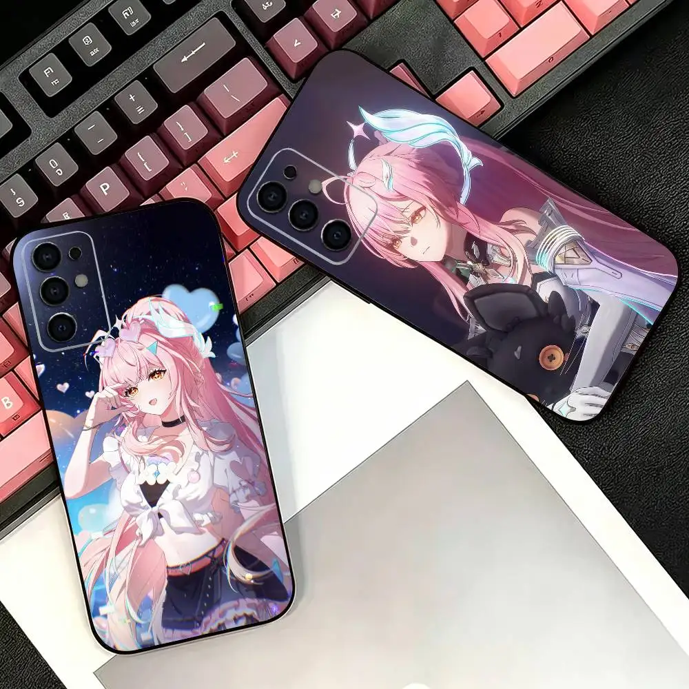 Wuthering Waves A-Aemeath Phone Case For Samsung S26,25,24,21,22,21,20,10,9,8,7,6,5,Ultra,Plus,Fe,Lite Black Shell