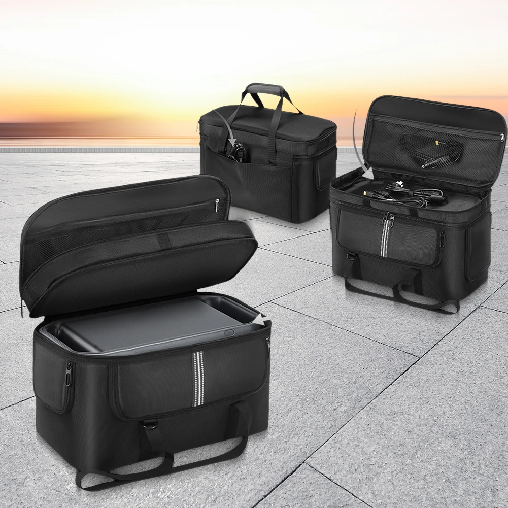 Carrying Case for Power 1000 Portable Power Station Storage Case Travel Storage Bag Anti-drop with Shoulder Strap & Handle