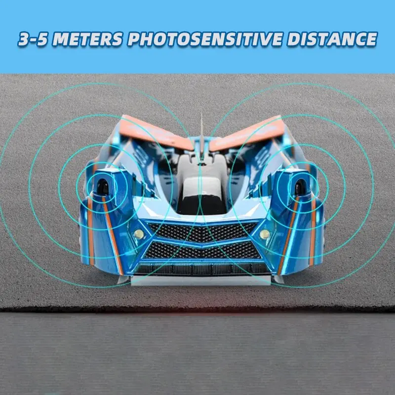 Jouet de voiture de cascade d'escalade de mur électrique, lumière de chasse à rayons infrarouges, anti-gravité, télécommande, véhicule de course de dérive, cadeau pour enfants