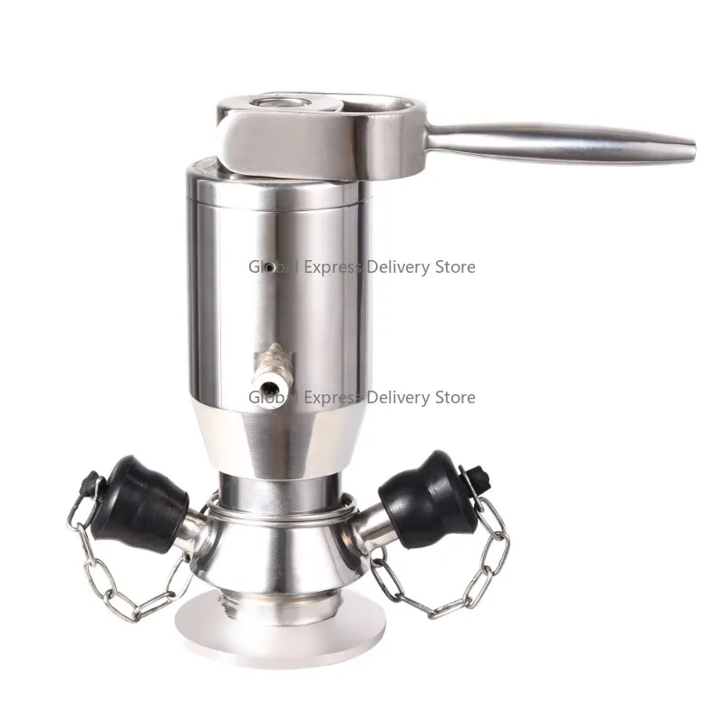 Sanitary Stainless Steel SS316L Hand Integrated Tri Clamp Sterile Sampling Valve for Food Beverage Pharmaceutical Industry