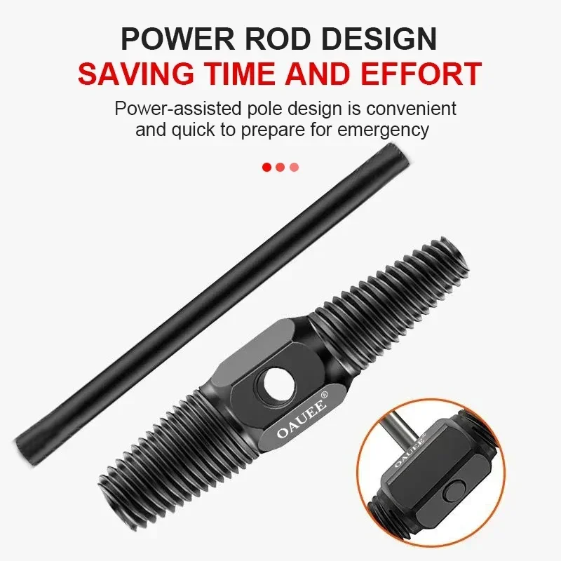 Double Head Screw Extractor Pipe Broken Screws Drill Bits Remover Multifunctional Hex Connector Valve Tap Bolt Remover Tools