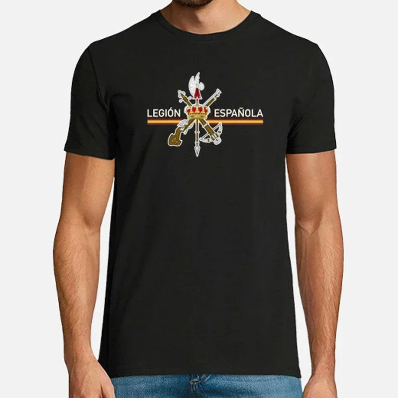 

Spanish Legion T-Shirt New 100% Cotton O-Neck Summer Short Sleeve Casual Mens T-shirt Size S-3XL