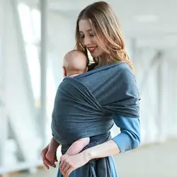 Portabebés de algodón elástico para recién nacido y niño pequeño, portabebés de viaje, eslinga para bebé de 0 a 36 meses