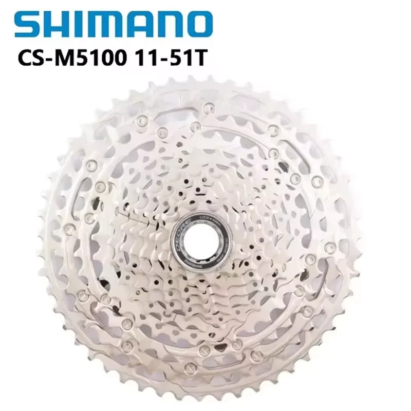 

Кассета Shimano Deore M5100, 11-скоростной горный велосипед с свободным ходом, MTB, 11 скоростей, 11-42 т, 11-51 т, кассета, детали велосипеда
