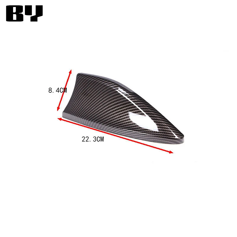 For Subaru WRX  Crosstrek 2023 2024 ABS Carbon Fiber Car Shark Fin Antenna Cover Sticker Car Exterior Protection Accessories