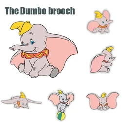 Disney Dumbo Brooch  Cartoon Kawaii Acrylic Brooches Backpack Decoration Cute Badge Personality Couple Enamel Pin Boy Girl Gifts