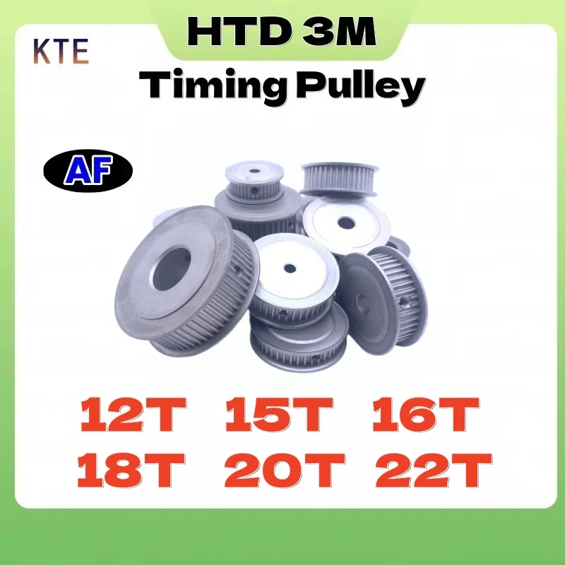 3M Pulley 12T 15T 16T 18T 20T 22T HTD 3M Timing pulley 12Teeth 15Teeth 16Teeth 18Teeth 20Teeth 22Teeth HTD 3M synchronous Wheel