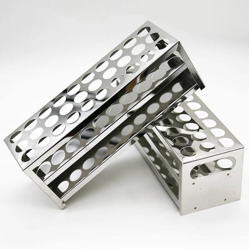 

Stainless Steel Centrifugal Tube Frame Metal Colorimetric Laboratory 30-Well 40-Well 15.5mm/18.5mm/21.5mm