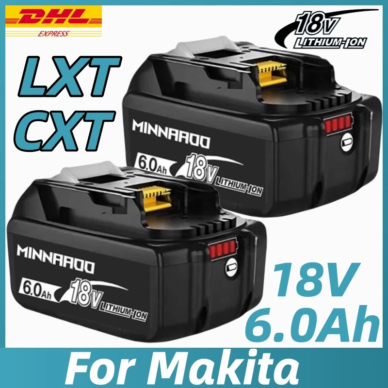 

Original For Makita Battery BL1840 BL1830B BL1850B BL1850 BL1860 BL1815 18V Lithium ion Rechargeable Battery 18V Fast Charging