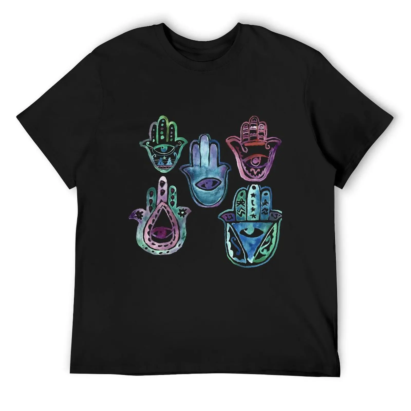 Hamsa together T-Shirt boys whites anime figures blacks sweat shirts, men