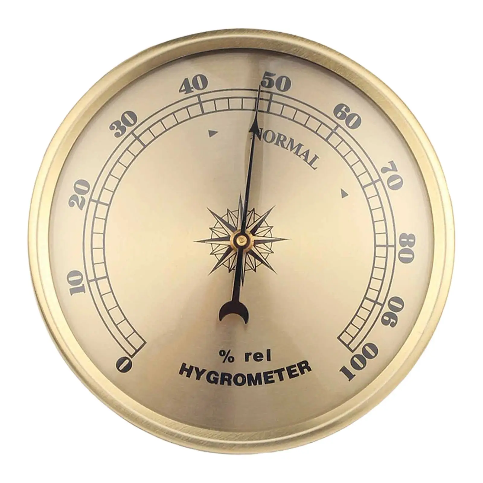 

Hygrometer Convenient Round Dial Gift Diameter 3.54inch Humidity Meter Humidity Gauge Weather Station for Breeding Home Indoor