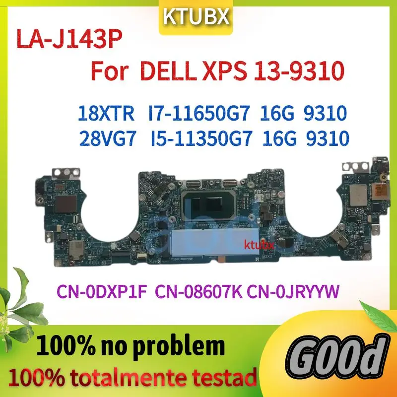 ①モヒ For DELL XPS 13 9310 Portable Laptop Motherboard.LA-J143P