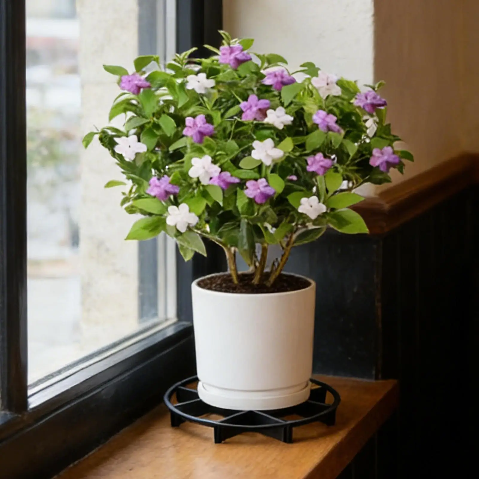 Plant Saucer Flower Pot Bracket Plastic Drainage Rack Stand Reusable Mesh Pad Gardening Breathable Base Bottom
