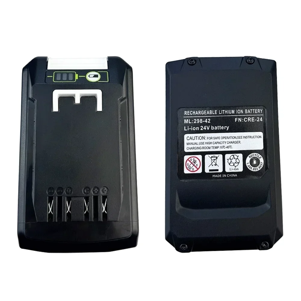NUOVA batteria ricaricabile agli ioni di litio per utensili elettrici Greenworks 24V 5.0AH 29842 29852 29322 20362 MO24B410 MO48L4211 100% di marca