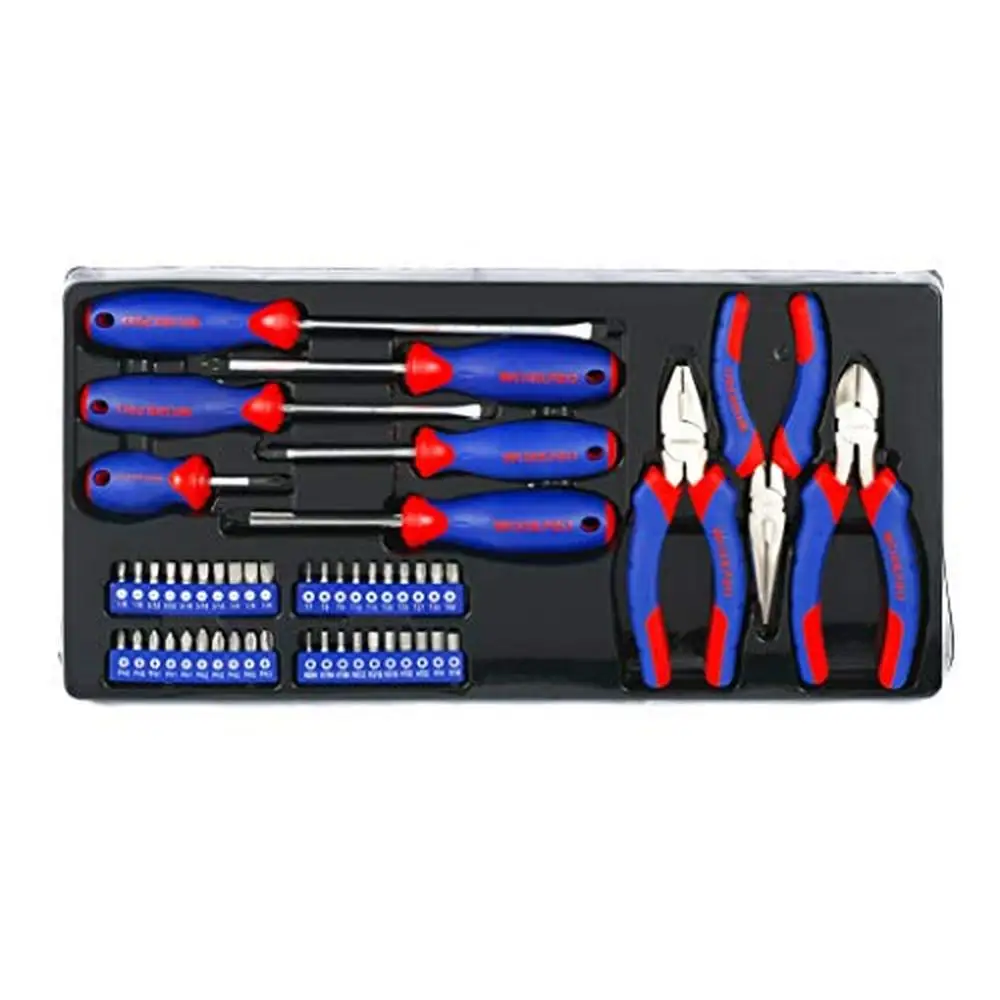 Complete Household Tool Set Mechanics Repair Kit 408 Pieces Metal Box Hand Tool Kit Set 3 Drawer Heavy Duty Ideal DIY Workshop