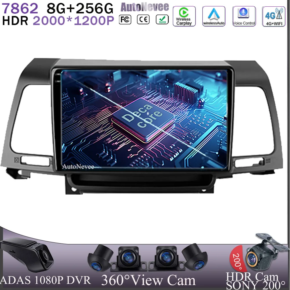 

Andriod 13 For Kia Opirus GH 2006 - 2011 Touch Multimedia GPS Bluetooth HDR QLED Screen GPS Navigation 5G WIFI BT No 2Din DVD