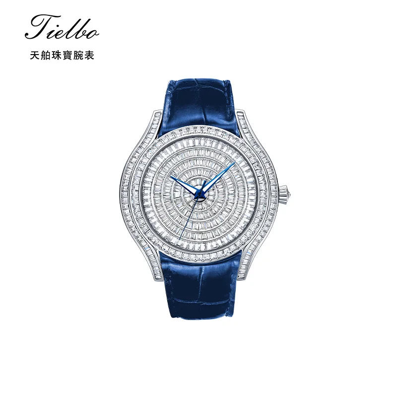 Orologi automatici di lusso da uomo movimento giapponese trasparente vetro zaffiro cinturino in gomma impermeabile Business Fashion Casual da polso