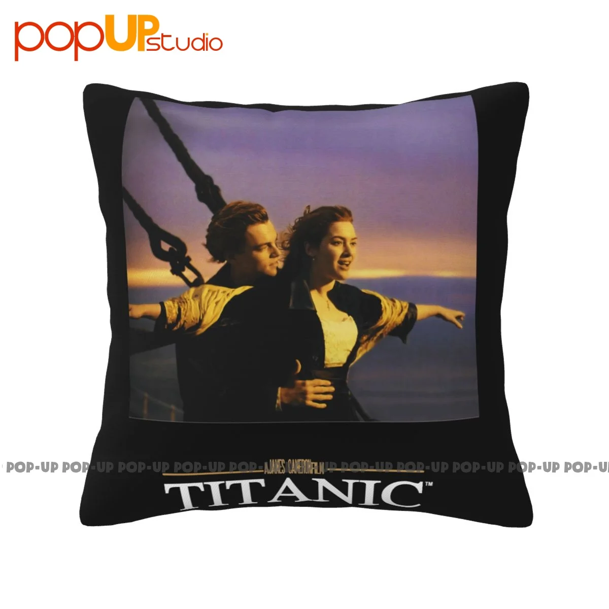 Thick Titanic Rose Jack Leonardo Dicaprio Movie Promo V9 Pillowcase Throw Pillow Cover Soft Skin