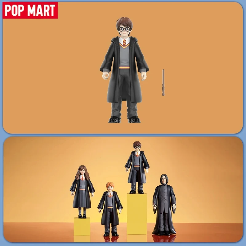 

POP MART Harry Potter Trendy Action Figure Toys Hermione Granger Ron Weasley Snape Kawaii Doll Caixas Collectible Model Toy