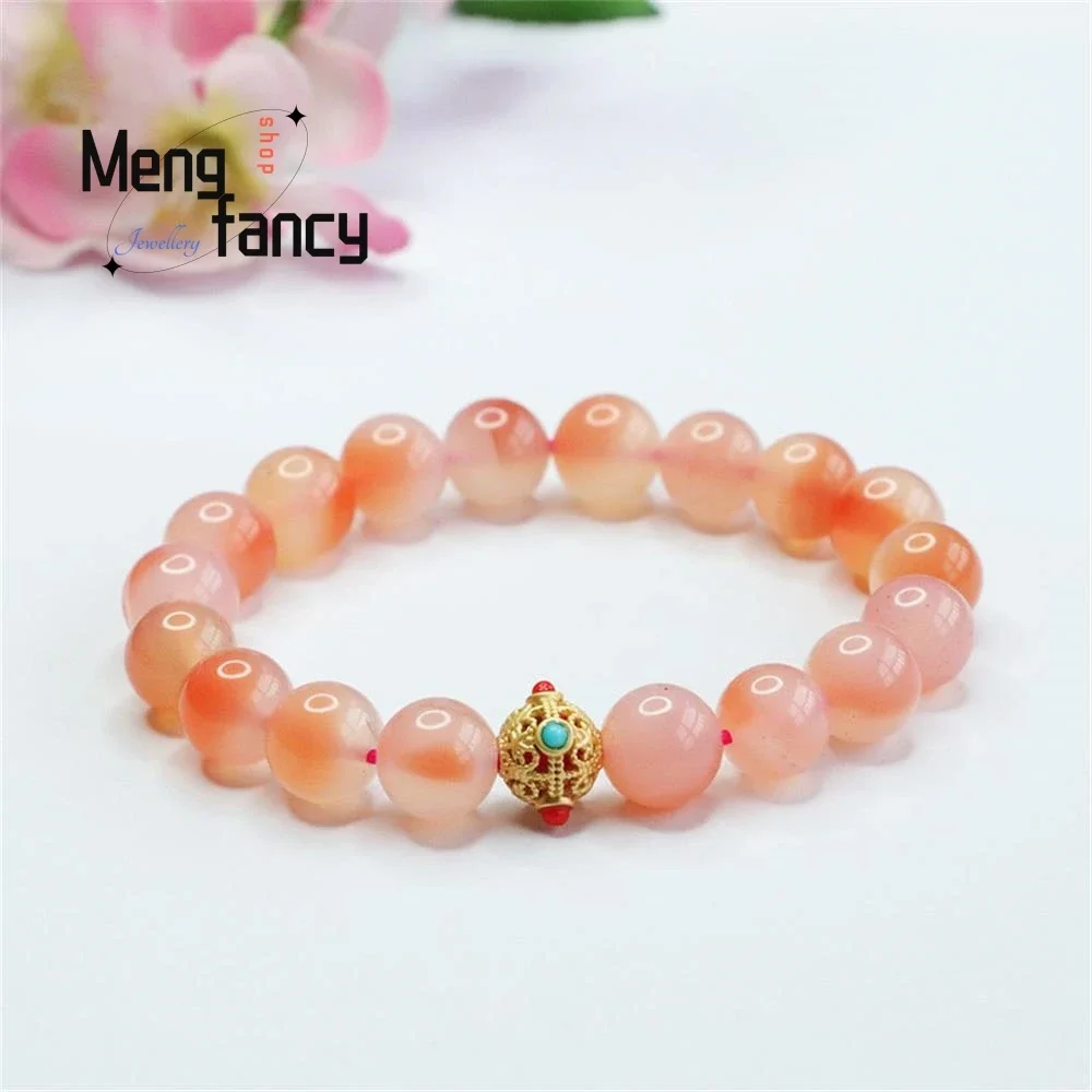 

Natural Salt Source Agate String Crystal Colorful Bracelet Simple Elegant High-grade Fashion Jewelry Best Selling Holiday Gifts