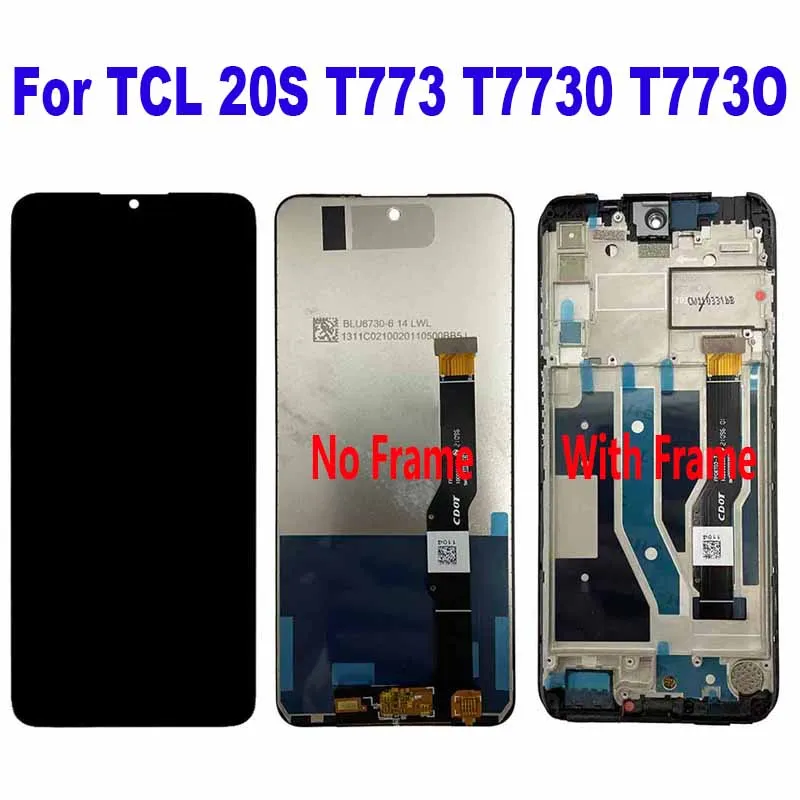 

For TCL 20S T773 T7730 T773O LCD Display Touch Screen Digitizer Assembly For TCL 20S T773 T7730