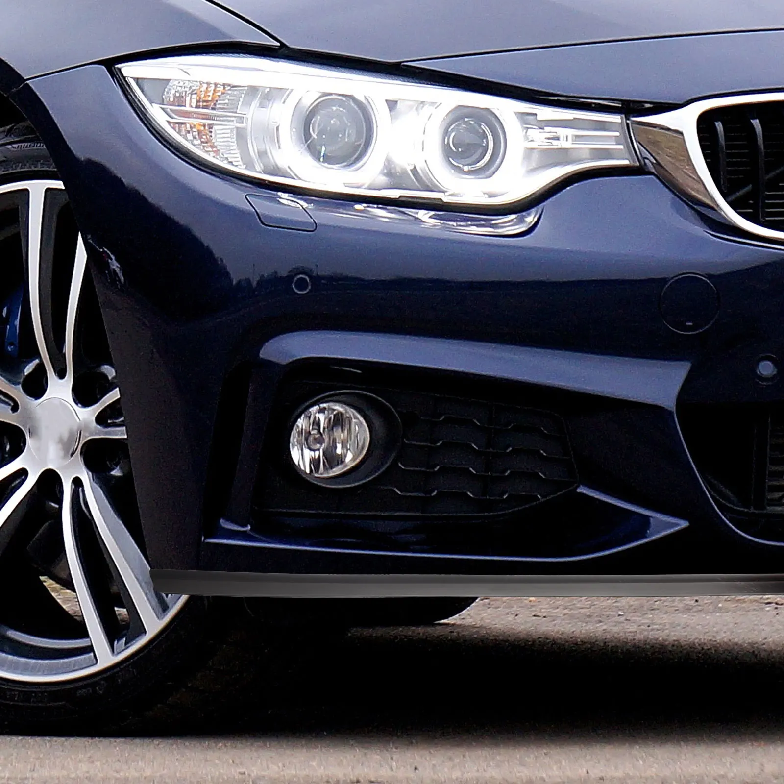 

Car Front Bumper Lip Protector Universal Fit Scratch Guard Collision Resistant Easy Install Front Bumper Guard Strip Garage Door