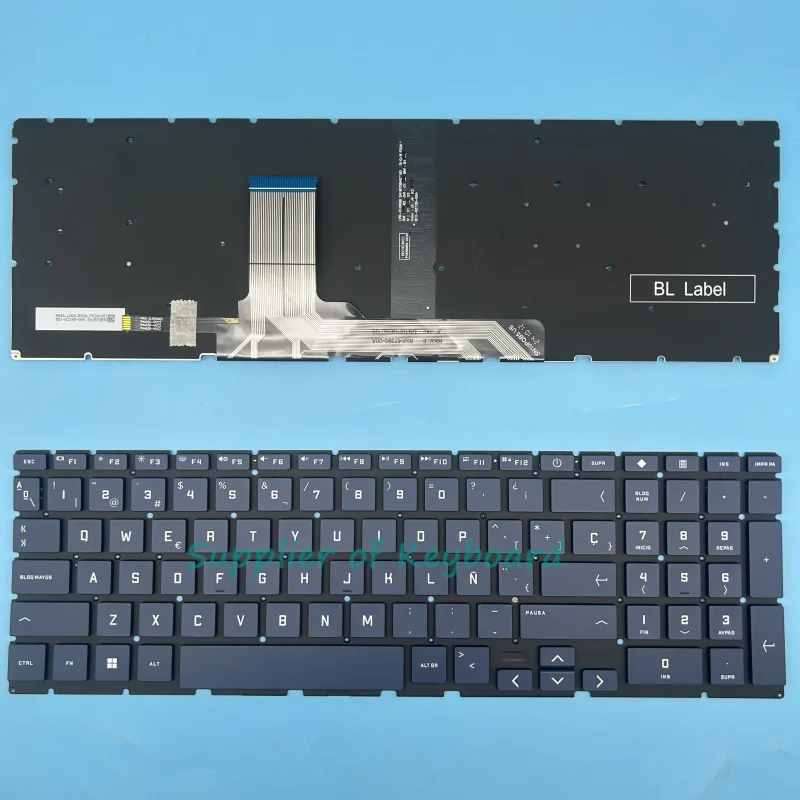 New English/Latin Spanish/French Keyboard For HP 15-FA 15-FA0031DX 15-FB 15-FB0015NR 15-FB1013DX 15-FB0116LA Laptop Backlit