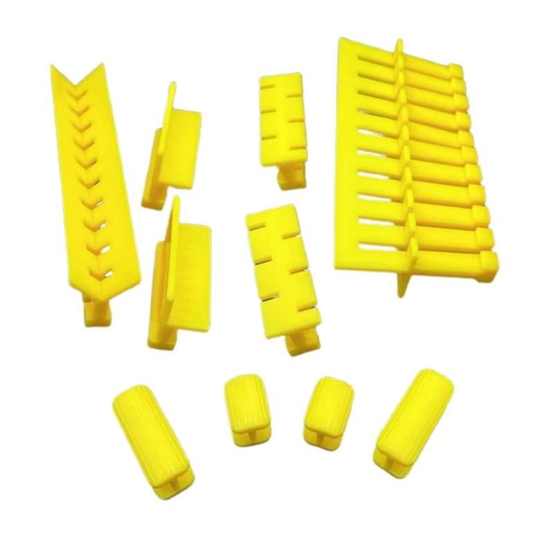 1set 90 Degree Car Dent Repair Glue Tabs PDR King Dent Removal Plastic Tabs Right Angle Tabs Dent Repair Tools