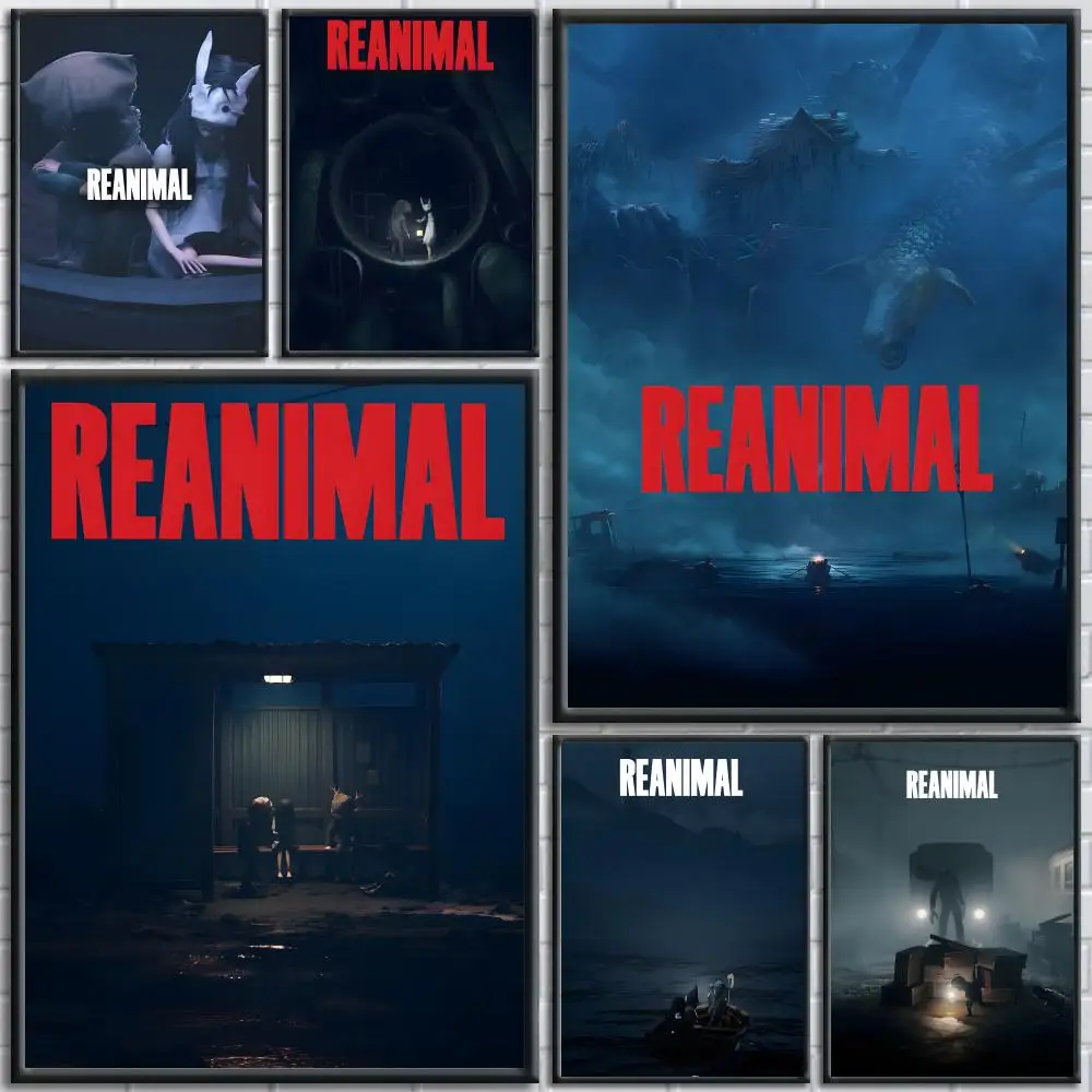 

New Video Game R-Reanimal Poster Trendy And Easy-to-Apply Wall Art Stickers For Home Decor And Dorm Room Walls