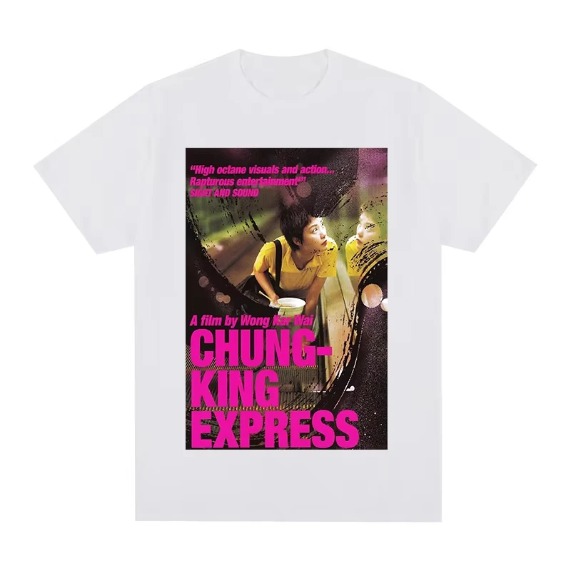 2026 New Chungking Express Movie Chinese Vintage Y2K Streetwear T-shirt Cotton Men's and Women's T Shirt High Quality Tops