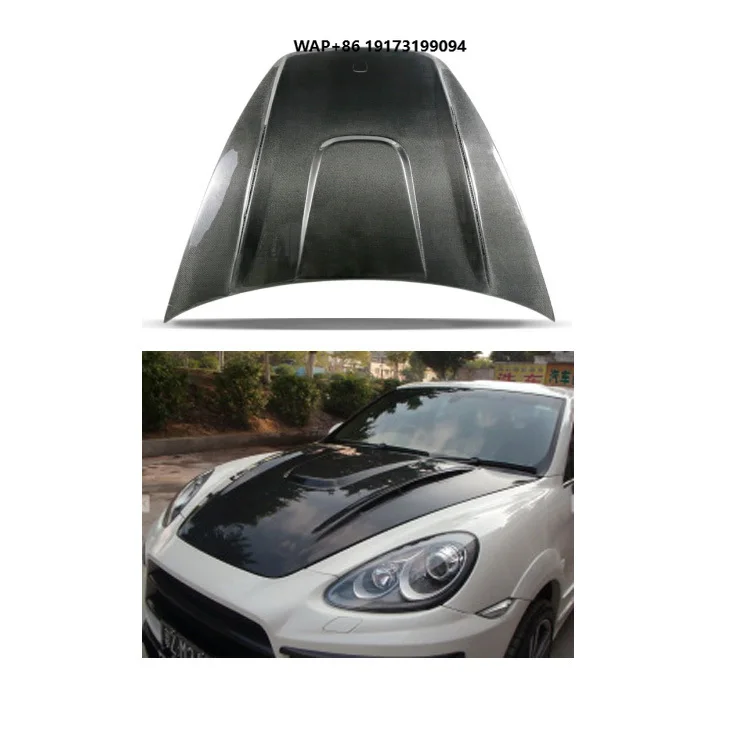 

High Quality 958.1 Modification with Harman Style Carbon Fiber Hood for-Porsche Cayenne 958 Body Kit Front Rear Bumper 2011-2014