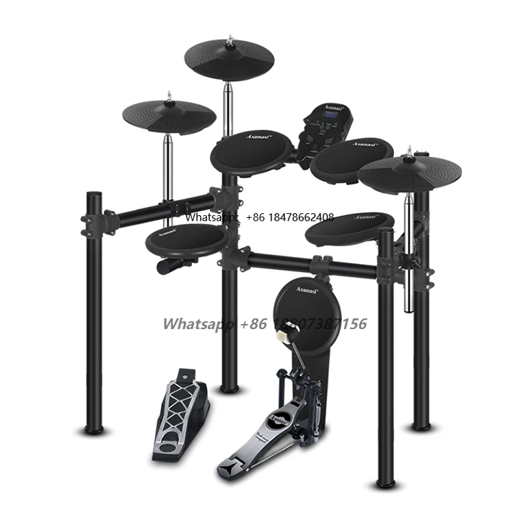 Electric Drum Set Entry Level for Beginner 5 Drums 3 Cymabls