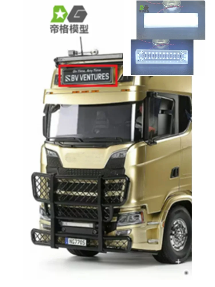 RC 1/14 Lichtbox-Leiterplatte für TAMIYA Hydraulikbagger Lader Muldenkipper für SCANIA MAN VOLVO Kipper LKW DIY-Teile – Detail 2
