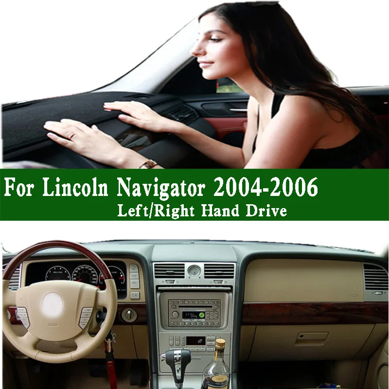 

For 2004-06 Lincoln Navigator U228 Dashmat Dashboard Cover Instrument Panel Sunscreen Insulation Protective Anti-Dirt Proof Pad