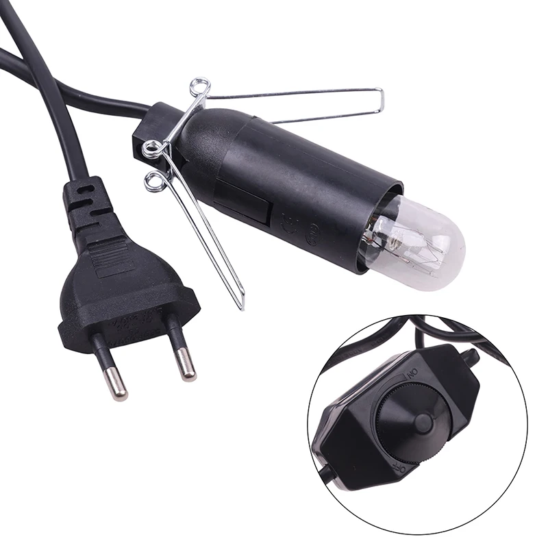 1.5m Power Cord Cable With Dimmer ON OFF Switch Metal Clip E14 E12 Base Hanglamp Holder Socket Plug Cord For Salt Rock Lava Lamp