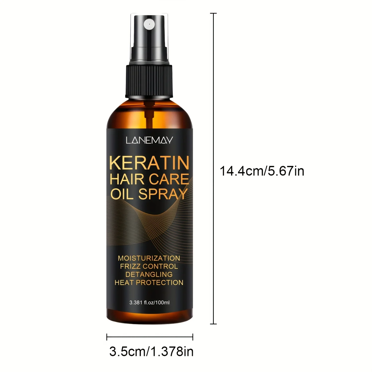 Keratin Hair Care Oil Spray - Deeply Moisturize and Soft Hair, Dry & Damaged Hair,Enhance Hair Shine and Frizz Control view 6