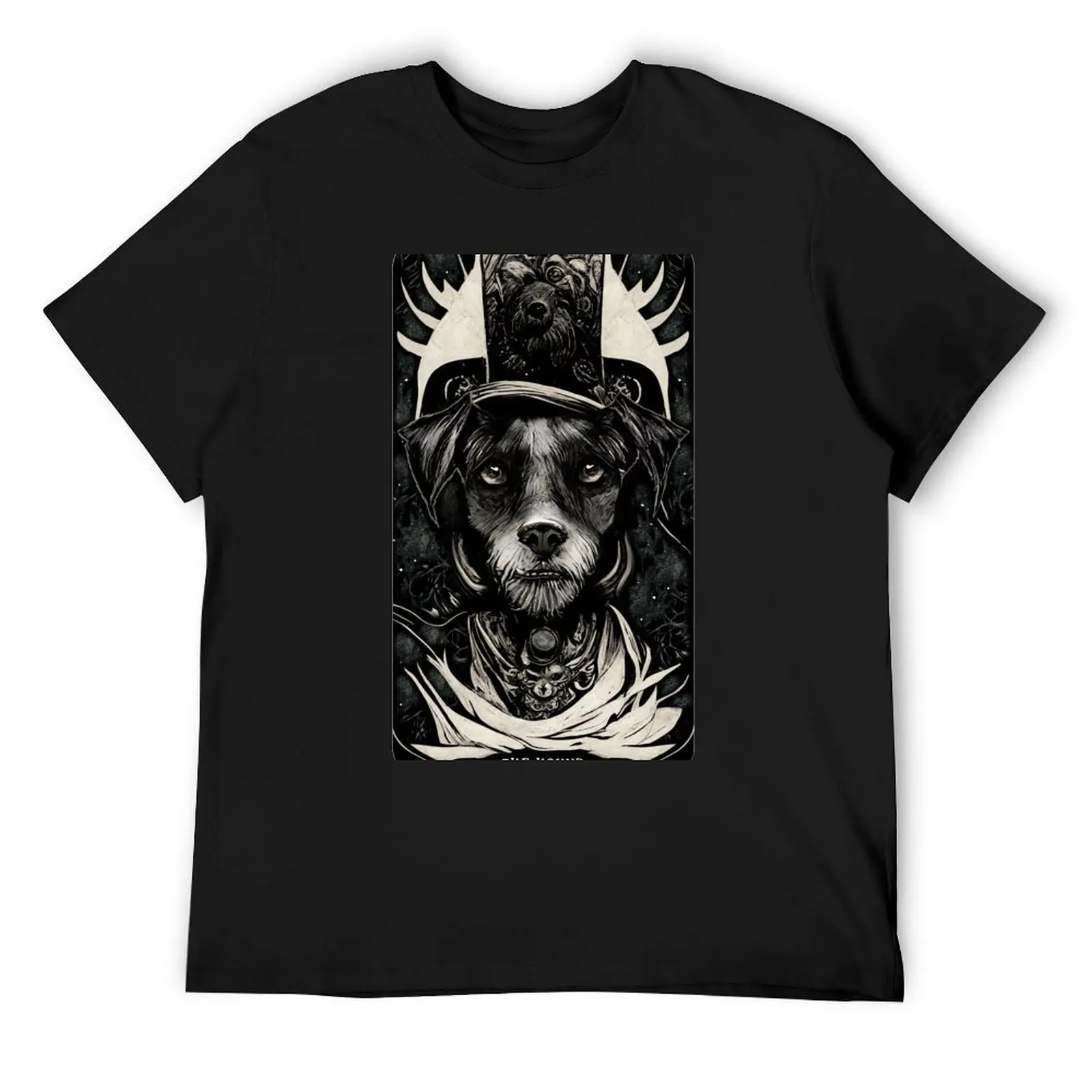 

Tarot Wolves: The Hound T-Shirt Aesthetic clothing for a boy cute tops men clothing