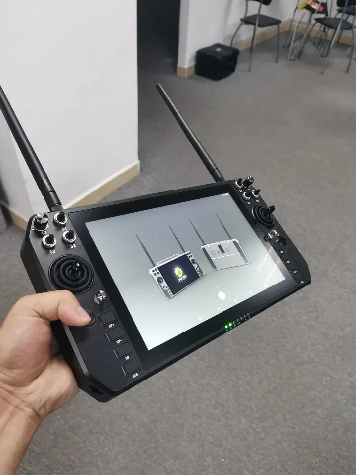 XK-F10 Handheld Ground Control Station, Sistema De Transmissão De Vídeo HD, Comunicação De Longo Alcance para UAV Drone, Aeronaves De Asa Fixa