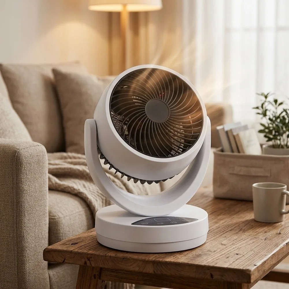 Remote‑Control Electric Heater, 3‑Speed Adjustable Air Circulation Warmer, Quiet Indoor Heating Appliance To Bring Warm