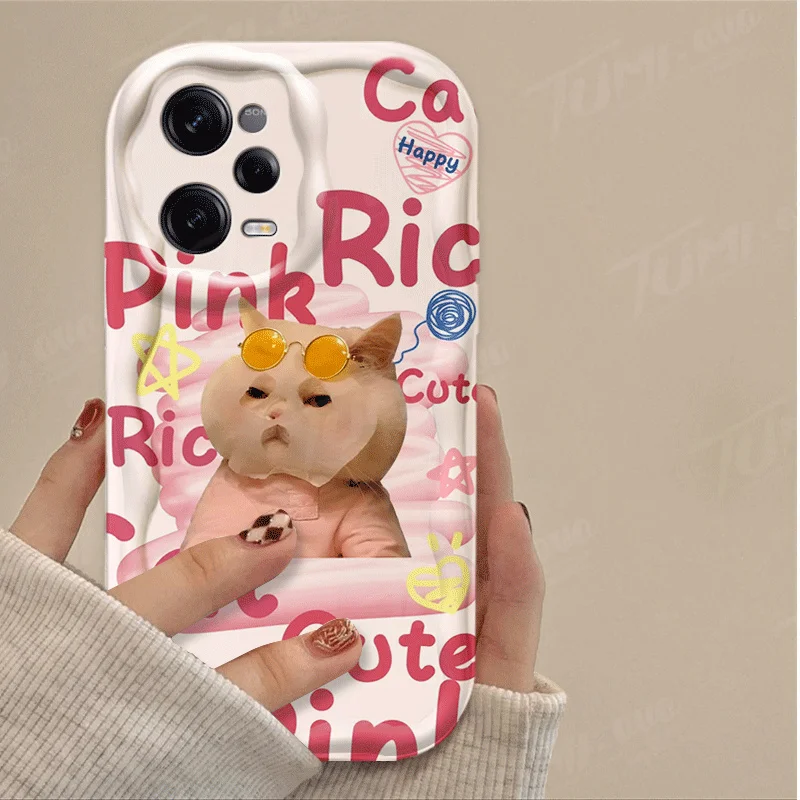 Casing ponsel Xiaomi Redmi Note 13 12 Pro, casing penutup Max kucing anjing lucu kecepatan Turbo 12S 12R 11 11S 10 10S 9S 7 8 9 Pro Max