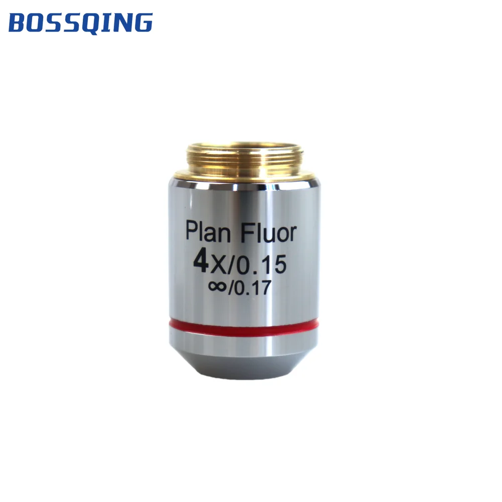 2026High-Resolution Biological20 Plan Semi-Achromatic Infinite-Corrected Plano Convex Objective Lens NA=0.15 -Ready