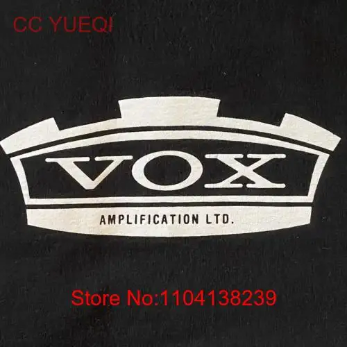 VOX AMPLIFICATION LTD Crown Logo Licensed Guitar T Shirt XL NV Pre owned long or short sleeves