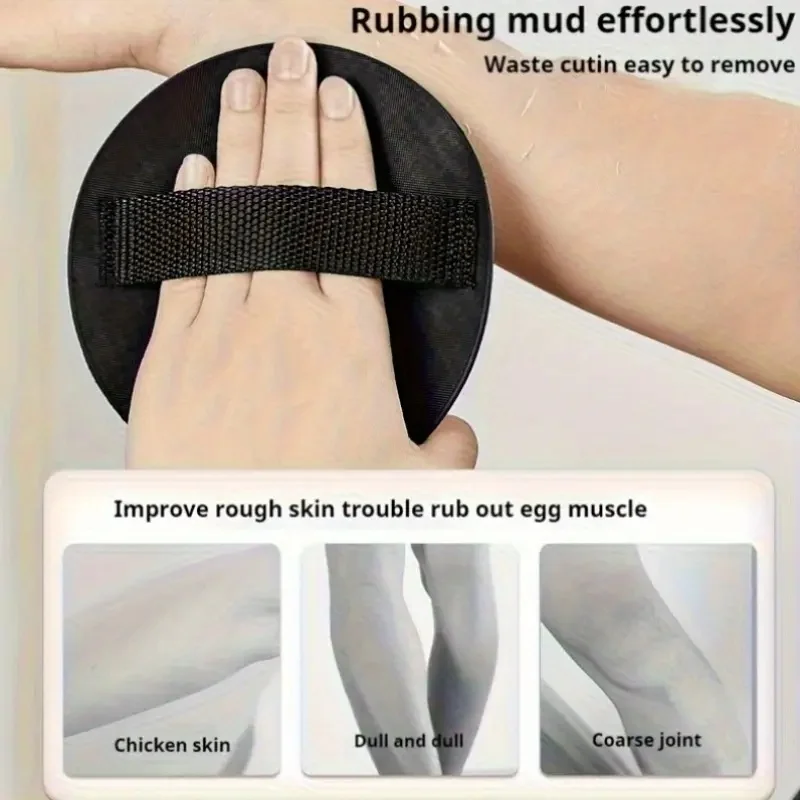 Painless Exfoliating Glove - Upgraded Strap Design for Effortless Scrubbing in Shower or Spa